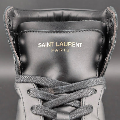 Saint Laurent SL10H High Top Sneaker Black Leather 418026 Sz EU41/Men 8/Wos 9.5 Saint Laurent