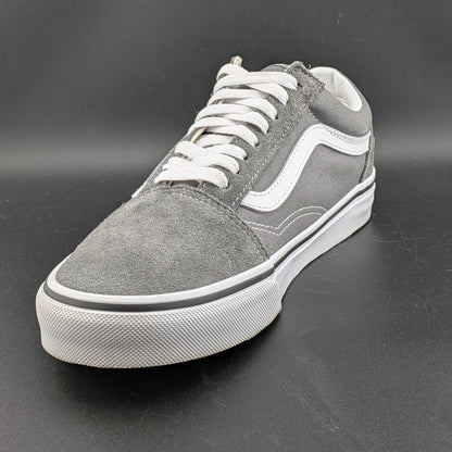 Vans Unisex Pewter Grey Lace-Up Old Skool Skate Shoe Size M8 W9.5 VANS