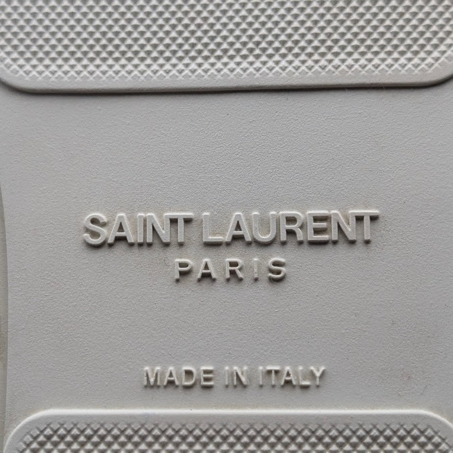 Saint Laurent SL10H High Top Sneaker Black Leather 418026 Sz EU41/Men 8/Wos 9.5 Saint Laurent