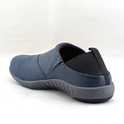 Spenco Brooklyn Womens US 5.5 Navy Orthotic Convertible Slip-On Clogs Shoes Spenco