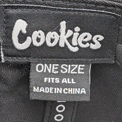 Cookies Black Snapback Hat Adjustable OneSize Bases Loaded Embroidered FREE SHIP Cookies Sf