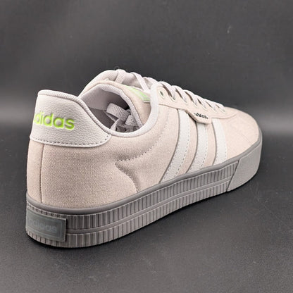 adidas Men's Daily 3.0 Men's Sz 9 Sneaker~Grey One Lucid Lemon Gray Sole NIB adidas