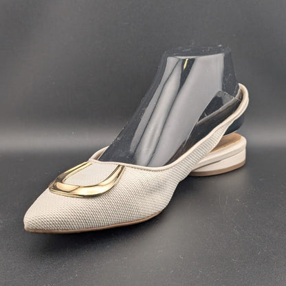 Naturalizer Women's Bixby 2 Pointed-Toe Slingback Warm White Naturalizer