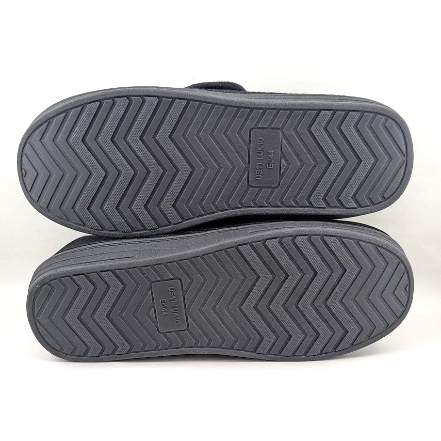 Mens Sz 11 Memory Foam Diabetic Slippers Comfy Warm Plush Fleece Arthritis Edema Longbay