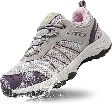 Womens Lightweight Walking Shoes Non-Slip Sneakers Waterproof Hiking Shoes