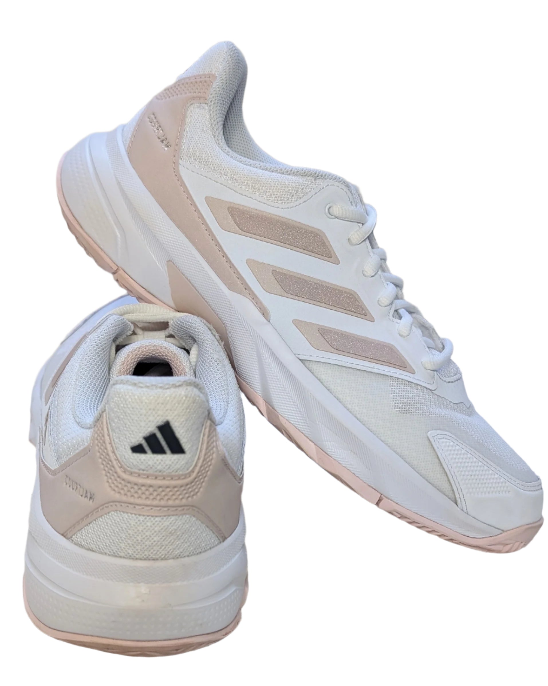 Pre-Owned adidas CourtJam Control 3 Women's Size 9 Tennis Shoes Racket AllCourt Sports