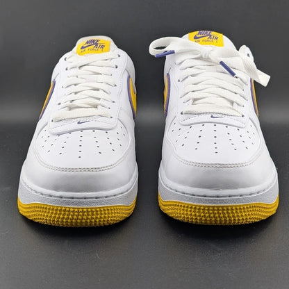LOOK ==> Nike Men's Size 11.5 Air Force 1 Low Kobe Bryant Lakers FZ1151-100 AF1 SoleComfort.shoes