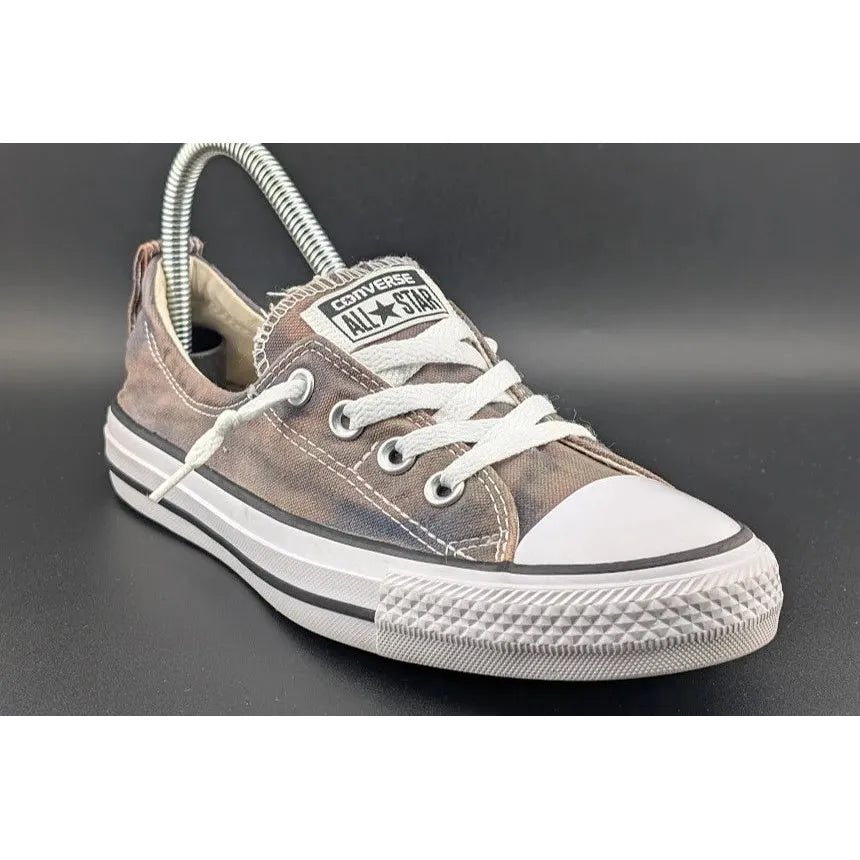 Converse Womens Size 8 CTAS Shoreline Slip On Sneaker Bleached Smoke Grey Shoe SoleComfort.shoes
