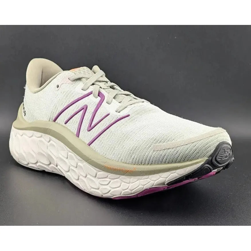 New Balance Womens 9W Foam Kaiha Road Mint/Plum/Mango Running Sneakers SoleComfort.shoes