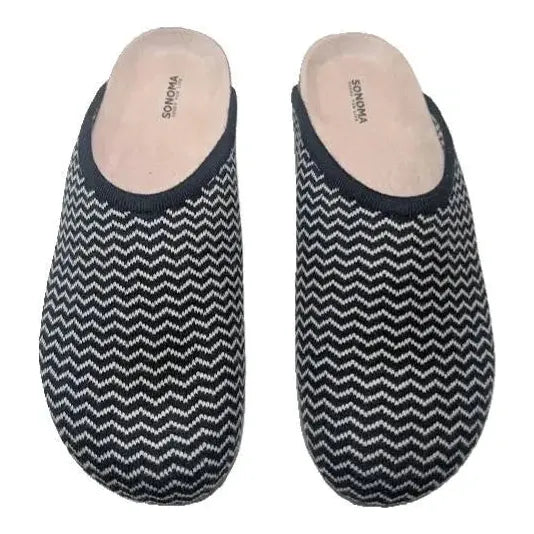 Women's Sonoma Goods For Life Size 9 Haxleigh Black Knit Clog Mule Shoes Sonoma