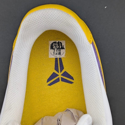 LOOK ==> Nike Men's Size 11.5 Air Force 1 Low Kobe Bryant Lakers FZ1151-100 AF1 SoleComfort.shoes