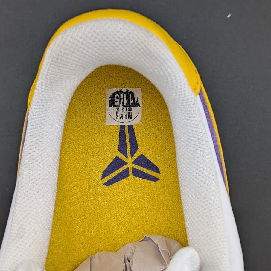 LOOK ==> Nike Men's Size 11.5 Air Force 1 Low Kobe Bryant Lakers FZ1151-100 AF1 SoleComfort.shoes