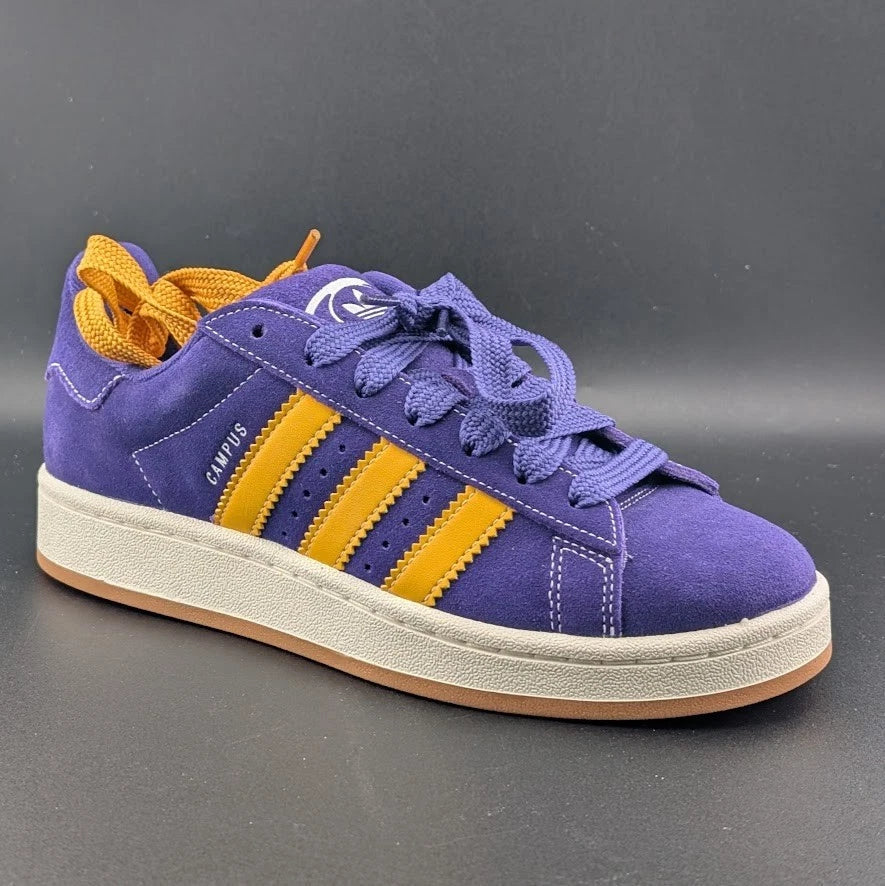 adidas Originals Campus 00s Collegiate Purple Gold JI0286 Kids 6 / Woman's 7.5 SoleComfort.shoes