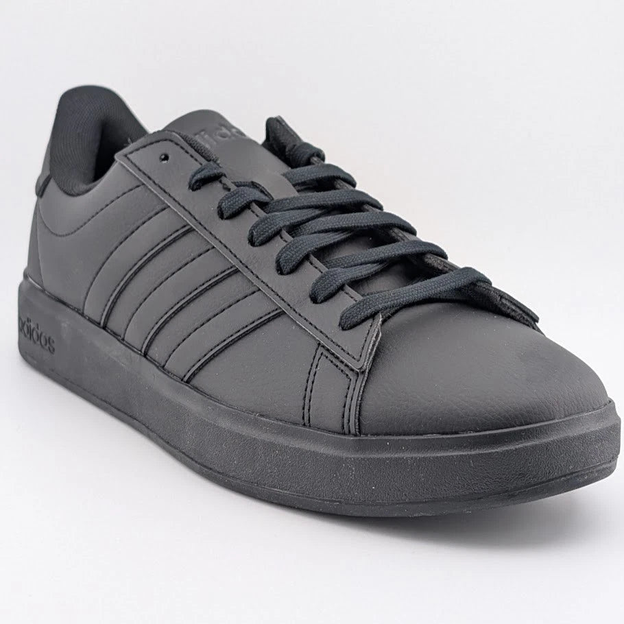 Adidas Men's Grand Court 2.0 Casual Sneakers Black/Black GW9198 Multiple Sizes SoleComfort.shoes