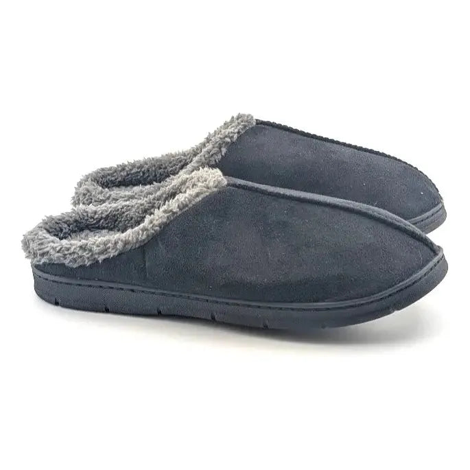 Father's Day***Wembley Mens Indoor/Outdoor Microsuede Slipper with Plush Fleece Lining L & XL Wembley