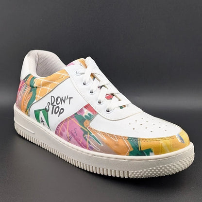 DOGO White Sneakers for Women Size 10 Vegan Leather and Unique Design SoleComfort.shoes