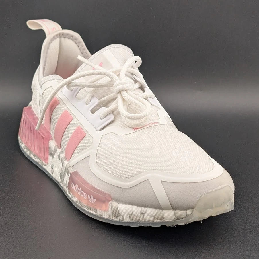 adidas originals Size 6Y NMD_R1 White/Light Pink GX5733 (EU Size 38.5 US Wmn's 8M) Beautiful Shoe! SoleComfort.shoes