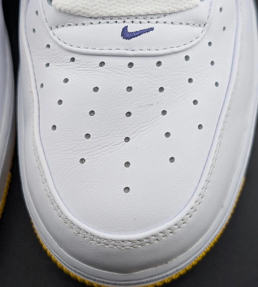 LOOK ==> Nike Men's Size 11.5 Air Force 1 Low Kobe Bryant Lakers FZ1151-100 AF1 SoleComfort.shoes