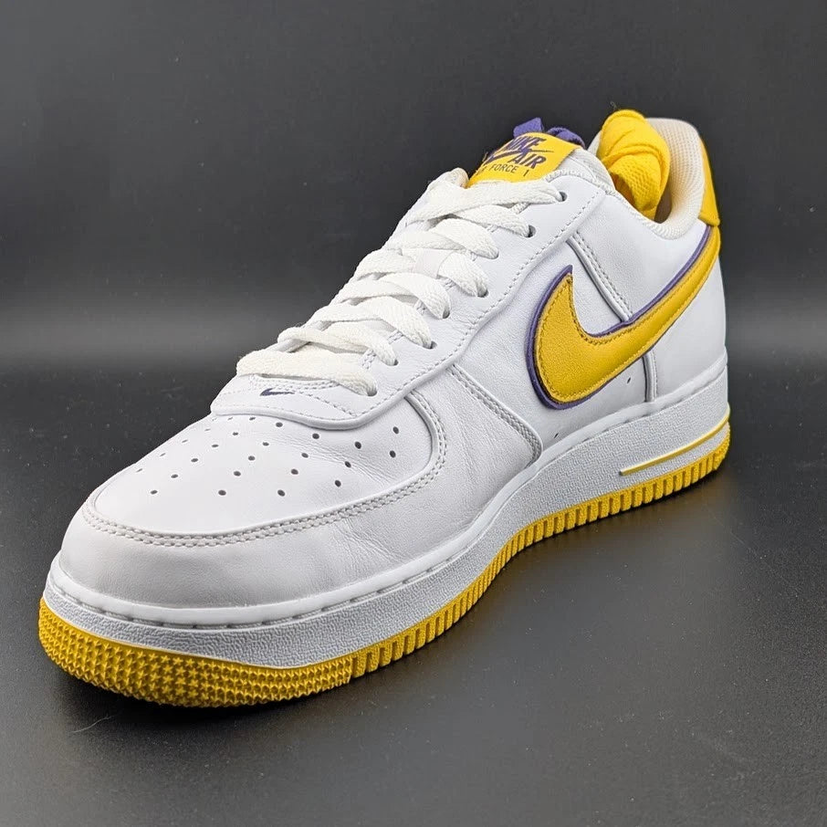 LOOK ==> Nike Men's Size 11.5 Air Force 1 Low Kobe Bryant Lakers FZ1151-100 AF1 SoleComfort.shoes