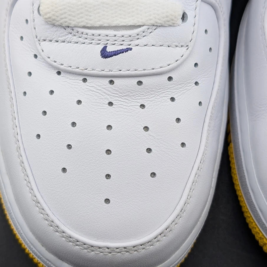 LOOK ==> Nike Men's Size 11.5 Air Force 1 Low Kobe Bryant Lakers FZ1151-100 AF1 SoleComfort.shoes