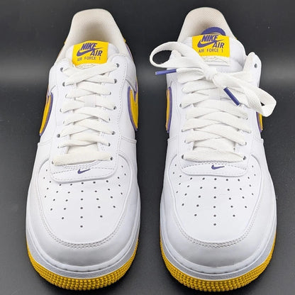 LOOK ==> Nike Men's Size 11.5 Air Force 1 Low Kobe Bryant Lakers FZ1151-100 AF1 SoleComfort.shoes