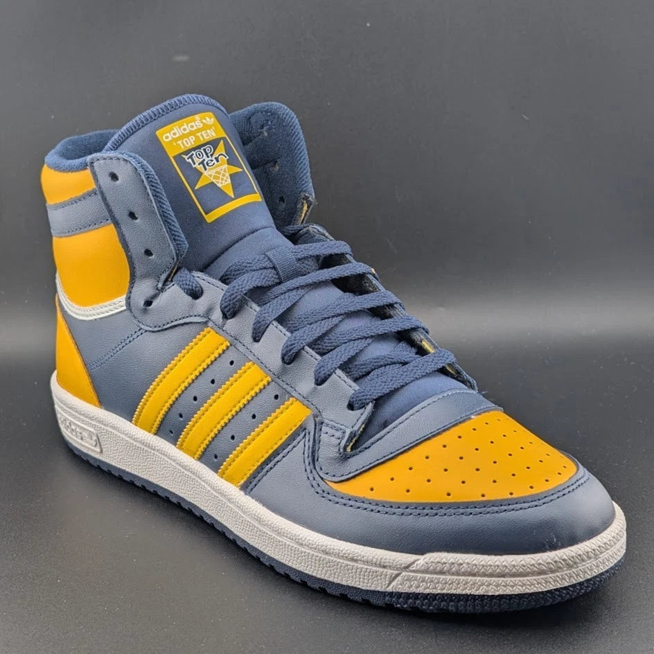 adidas Originals Top Ten Hi Blue Yellow U of Michigan FV4926 Shoe Size 11.5M Nike