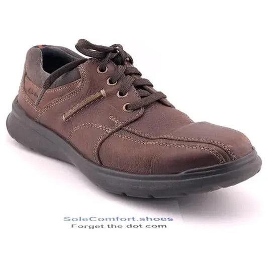 Men's Clarks Cotrell Walk Oxford, Tobacco Brown, Size 9.5 M US - SoleComfort.shoes