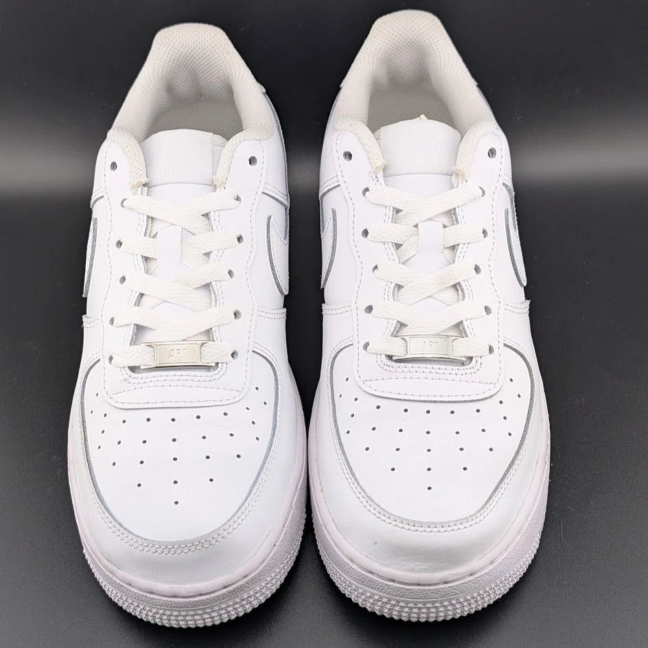 Nike Air Force 1 LE (GS) Low Triple White - Kids 7Y / Womens 8.5 SoleComfort.shoes