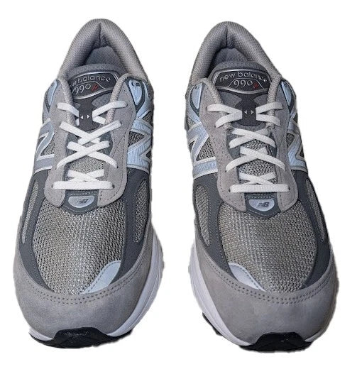 New Balance Men's 990v6 Made in USA Athletic Shoes Sneakers M990GL6 - Grey/White