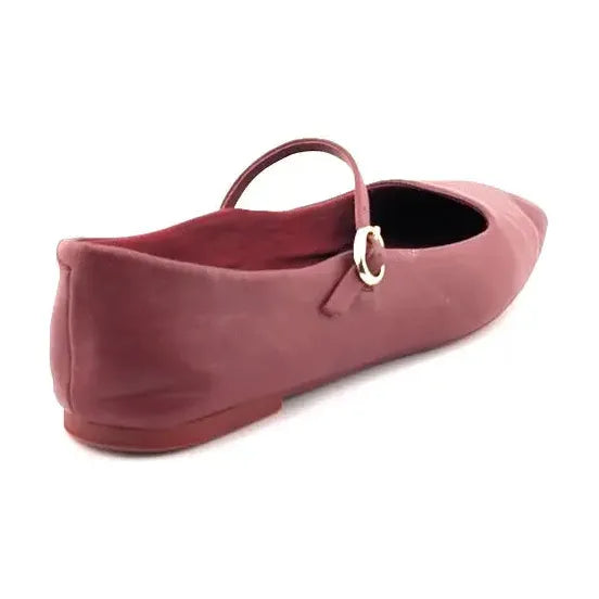 Pre-owned Kenneth Cole New York Womens Jasper Red Ballet Flats 7.5 Medium (B,M) SC2360 Kenneth Cole