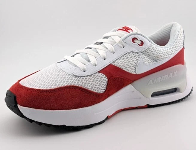 Nike Air Max System White/University Red DM9537-104 Men's Size 9