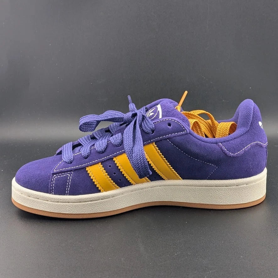 adidas Originals Campus 00s Collegiate Purple Gold JI0286 Kids 6 / Woman's 7.5 SoleComfort.shoes