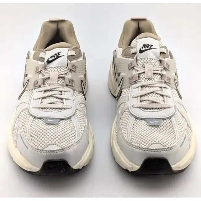 Nike Womens Size 9.5 V2K Run Sneaker Custom Color Ivory /Tan Casual Shoes IB1980 Nike