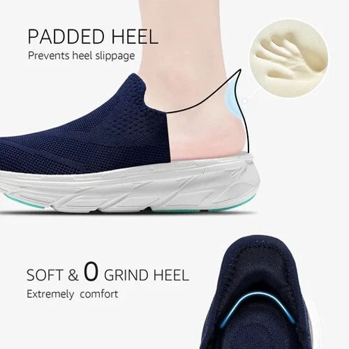 STQ Women's Arch Support Comfort Size 6.5 Walking Shoes with removable insole.