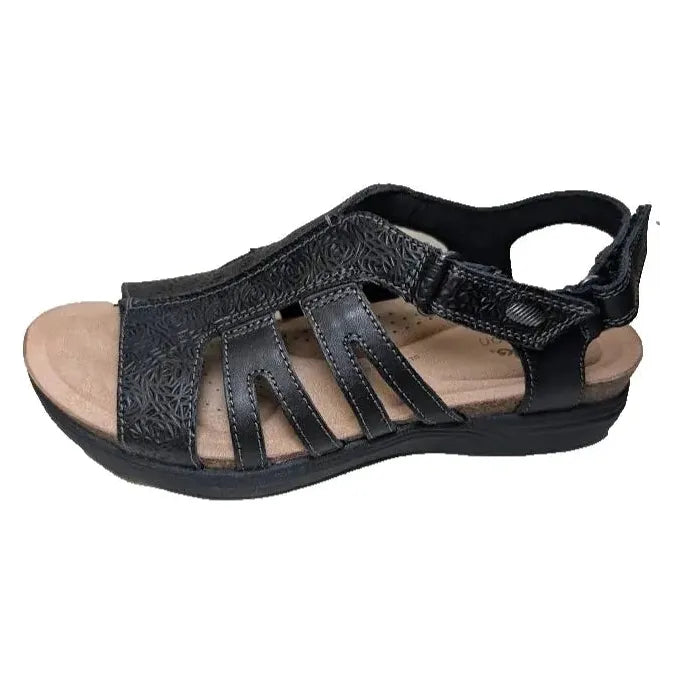 Women's Size 7.5M Clarks April Belle Sandal | 77018 | Leather Upper / Footbed Clarks