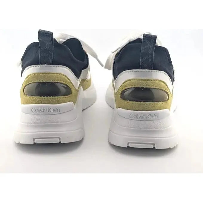 Pre-owned Calvin Klein Womens Ultra Neoprene Multicolor Lace-Up Sneaker Shoes Size 8M Calvin Klein