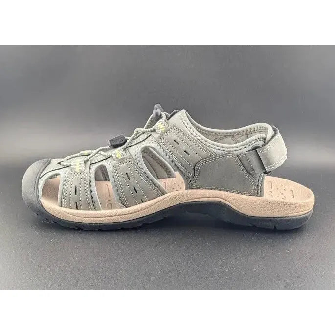 Mens Size 11 Grey Summer Sport Fishman Sandals - Comfy Beach Water Walking Shoes - SoleComfort.shoes