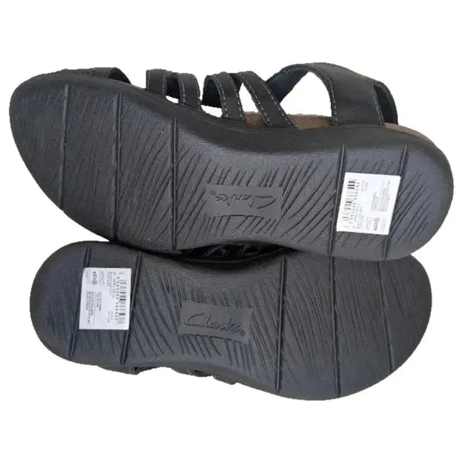 Women's Size 7.5M Clarks April Belle Sandal | 77018 | Leather Upper / Footbed Clarks