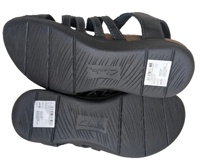 Women's Size 7.5M Clarks April Belle Sandal | 77018 | Leather Upper / Footbed