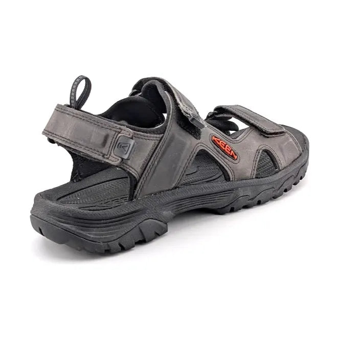 KEEN Men's Size 13 Targhee III Open Toe Sandal in Grey / Black (New w/ Defect) SoleComfort.shoes