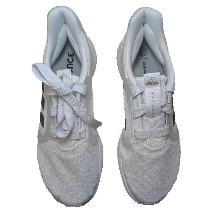 Pre-Owned adidas Size 9.5 Women's Edge Lux 5 Sneaker, White/Coffee Metallic/Almost Yellow adidas