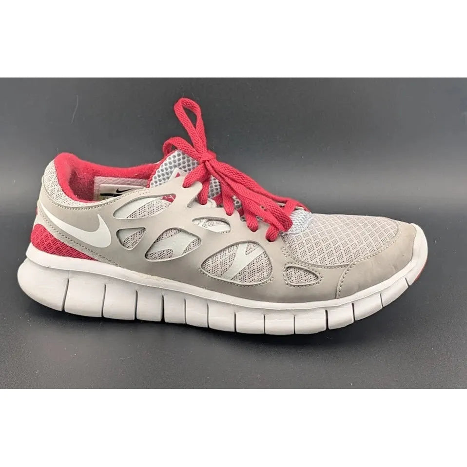 Nike Free Run 2 Grey Hot Pink White Lime Green Women’s Girls 6.5 SoleComfort.shoes
