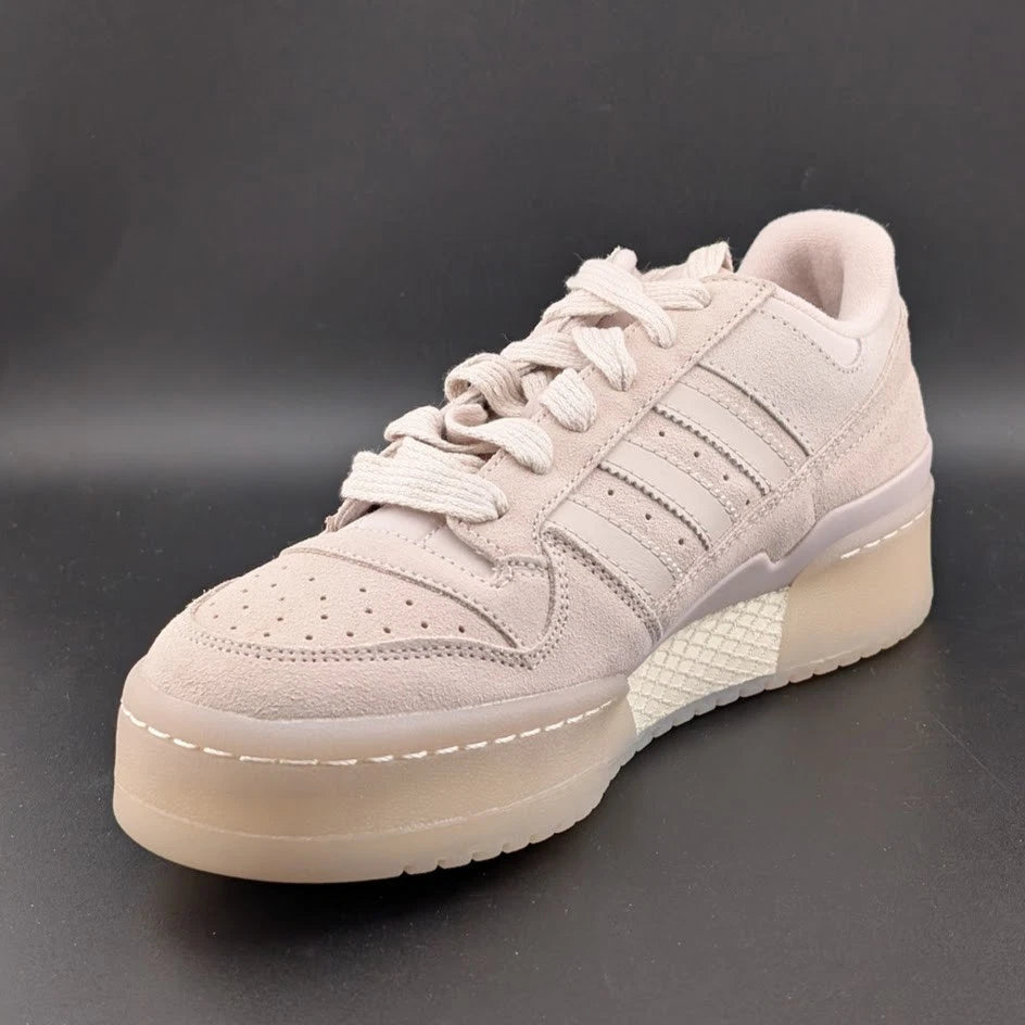 adidas Forum Bold Stripes Putty Mauve Cream White Women's Size 8.5 Sneaker SoleComfort.shoes