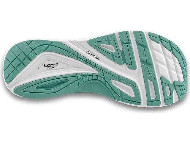 TOPO Ultrafly 4 Women's Size 7 | Mint Green Lace Athletic Running Sneakers Shoes