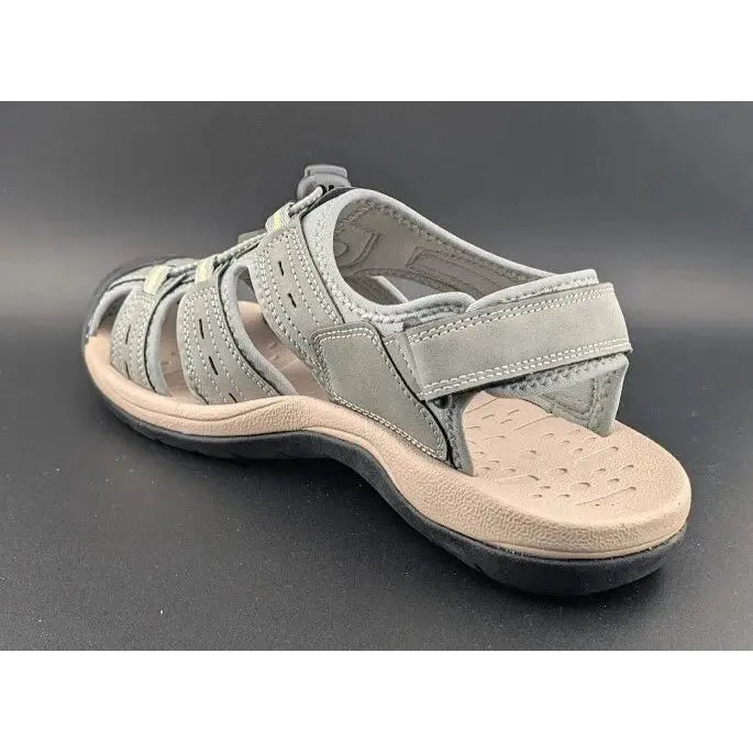 Mens Size 11 Grey Summer Sport Fishman Sandals - Comfy Beach Water Walking Shoes - SoleComfort.shoes