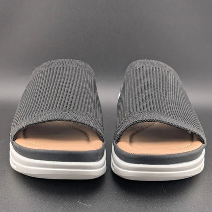 Pre-owned mysoft Women's Size 8 Walking Sandals Air Cushion Elastic Band Platform Shoes mysoft
