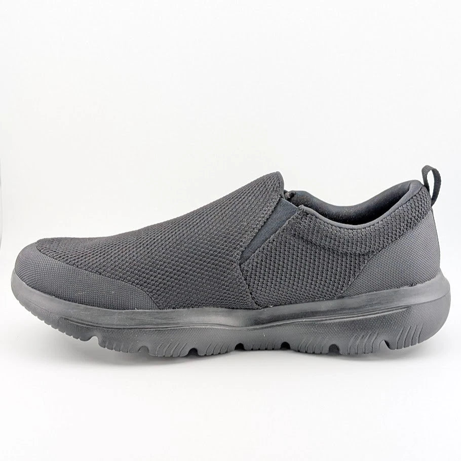 Men's Size 14EW SKECHERS Performance GOWalk Evolution Ultra - Impeccable Black SoleComfort.shoes