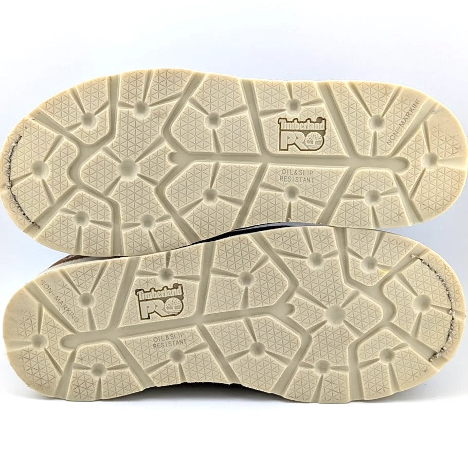 Timberland PRO Men's Size 5.5W GRIDWORKS 6" Brown Waterproof SOFT TOE (EU 37.5) SoleComfort.shoes