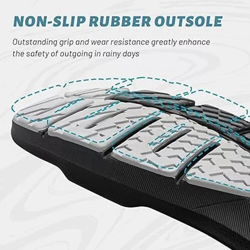 Men's Orthopedic Walking Shoes for Plantar Fasciitis Diabetes Sneakers Size 10W