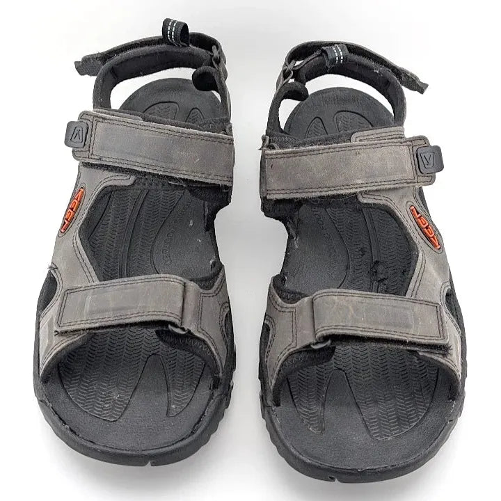 KEEN Men's Size 13 Targhee III Open Toe Sandal in Grey / Black (New w/ Defect) Keen